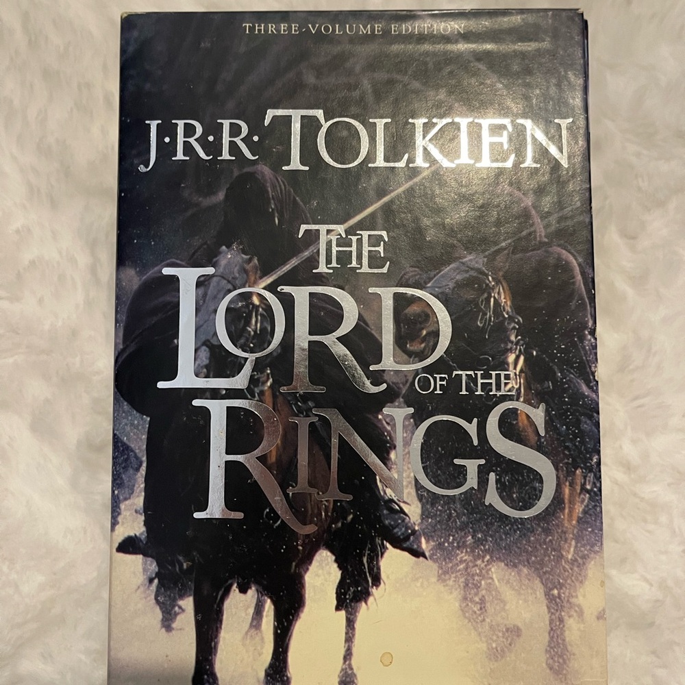 The Lord of the Rings Three-Volume Edition by J.R.R. Tolkien - Black Cover